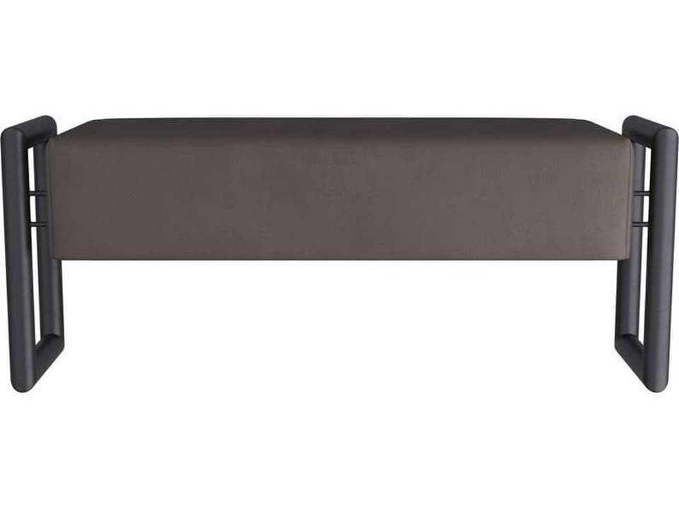 Willcox Leather Bench Modern