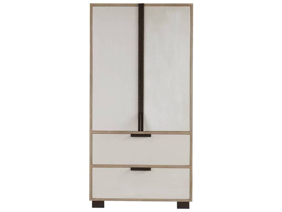 Dorsey Cabinet Smoked Oak and Seagrass