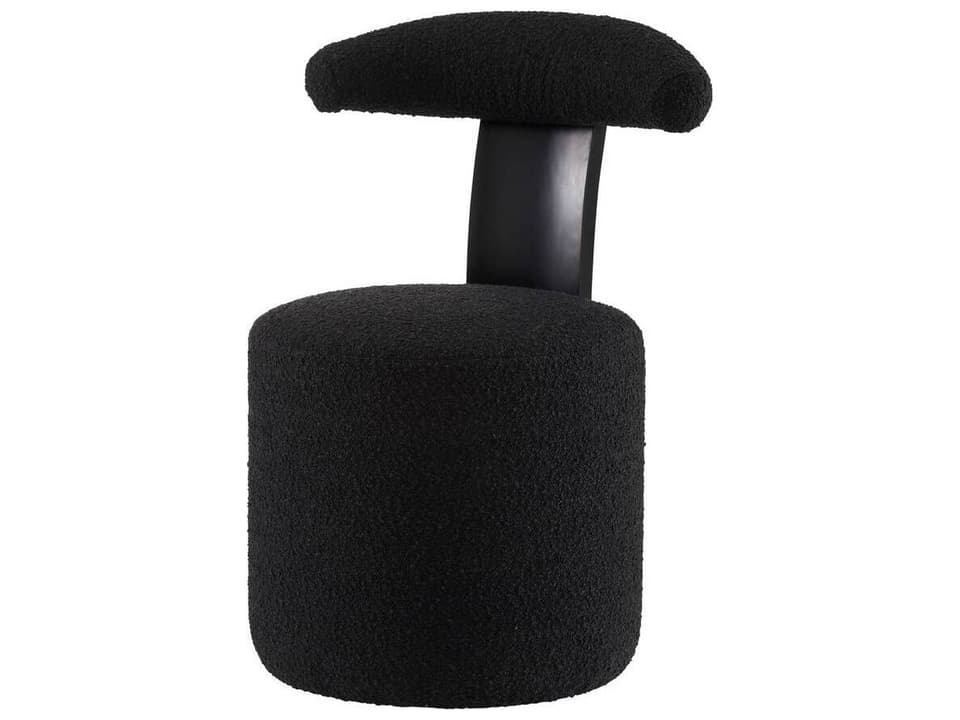 Ginni Chair Charcoal Bouclé Accent Chair