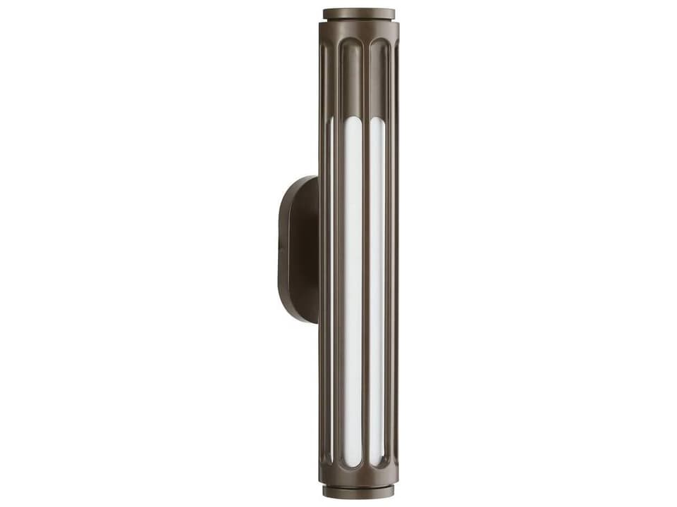 Arteriors Inset Integrated LED Outdoor Wall Sconce in Marine Grade Aged English Bronze