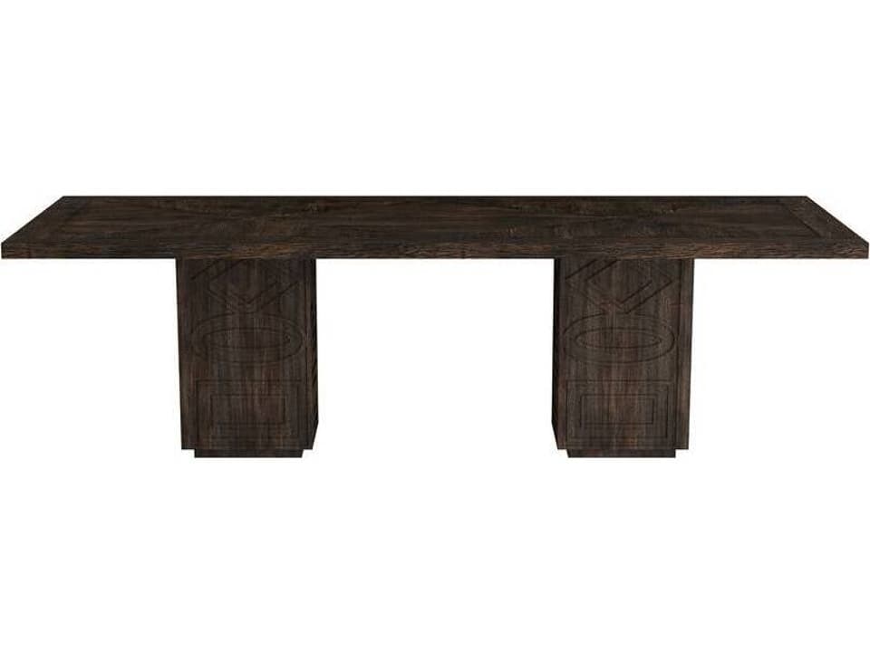 Vargueno Burnt Mango Wood Dining Table