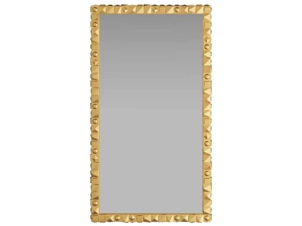 Empire Full Length Mirror in Antique Brass