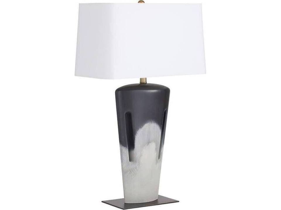 Wildwood Skyway 2-Light Table Lamp — Antique Silver Finish with