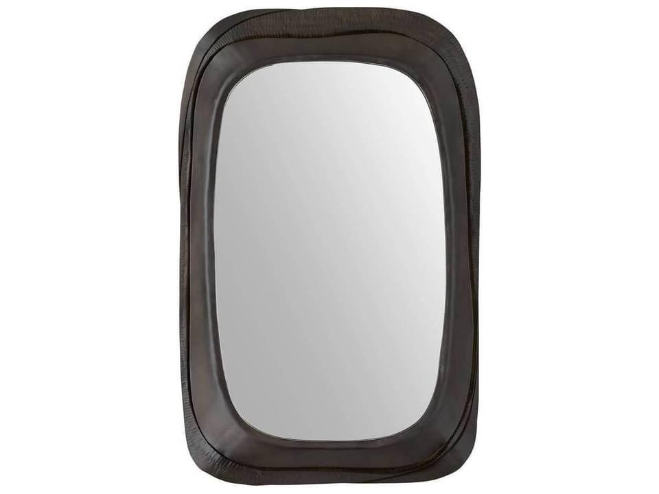 Fitzhugh Rectangle Iron Mirror in Bronze Finish