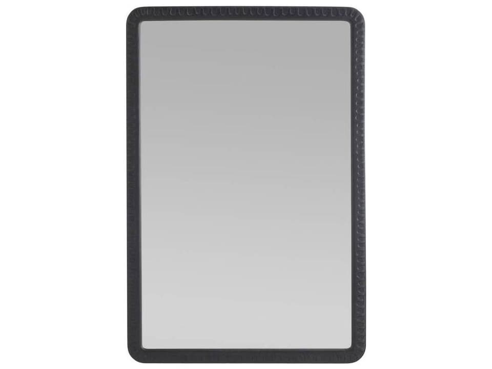 Gregory Rectangle Mirror in Ebony Mango Wood