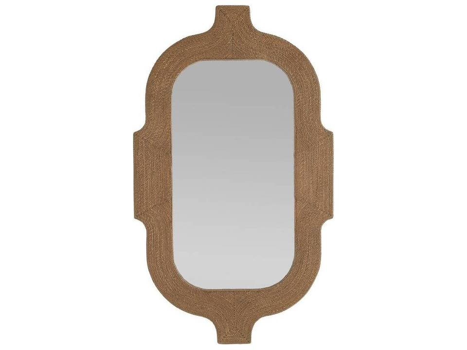 Freeport Mirror with Tobacco Stained Abaca Rope Frame