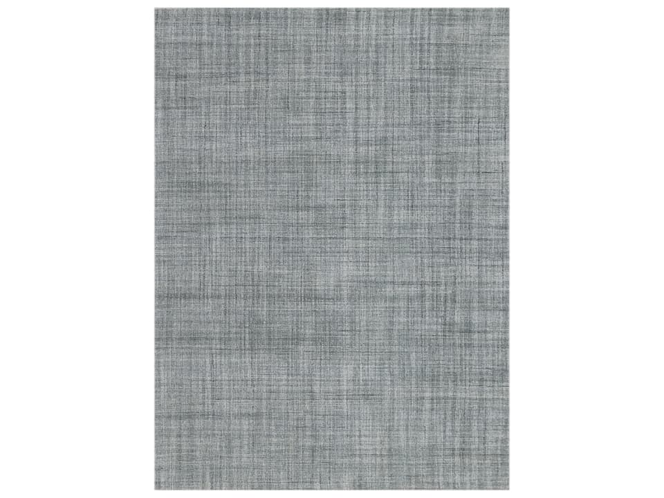 Laurel 7'6" x 9'6" Hand-Tufted Wool Area Rug in Sea Blue Geometric