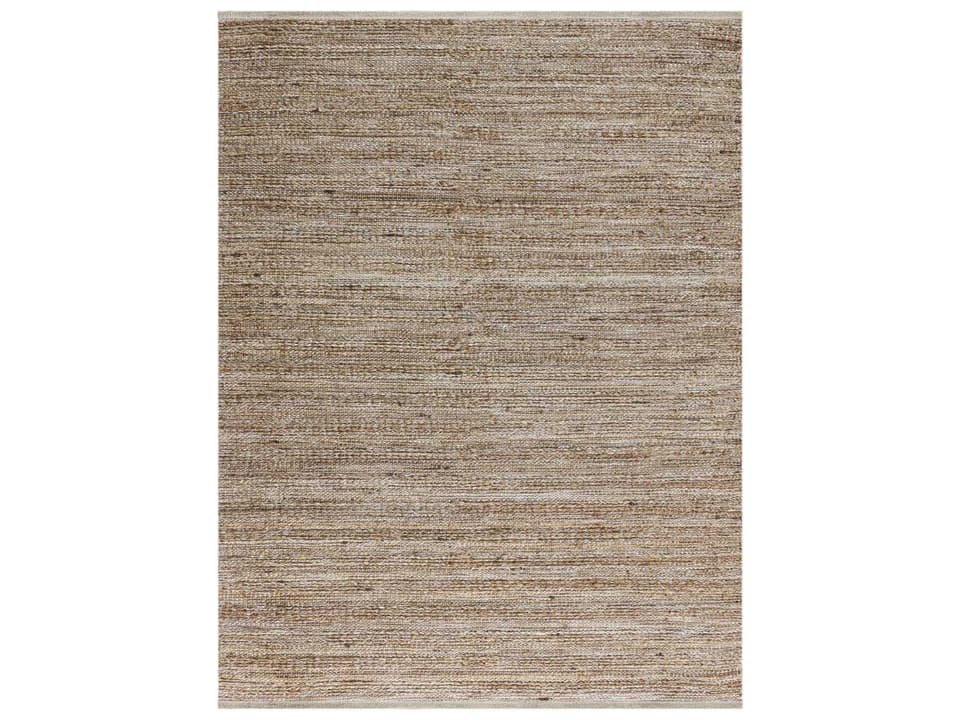 Naturals Flat-Weave Jute and Cotton Area Rug in Brown