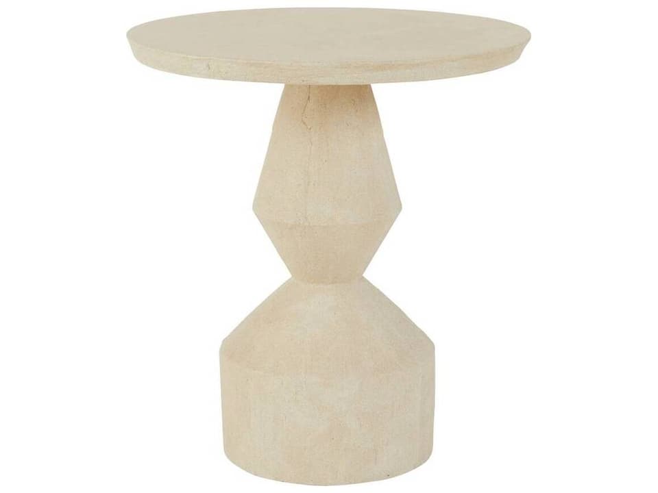 Calypso Tuscan Concrete Round End Table