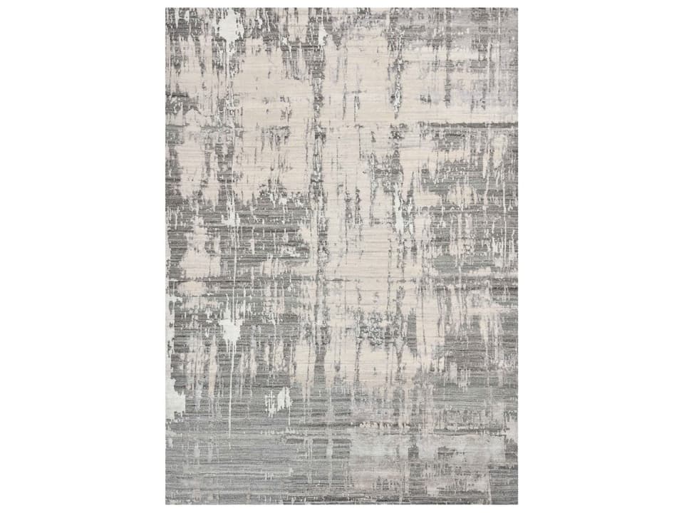 Serena Hand-Knotted Abstract Area Rug in New Zealand Wool and Art Silk