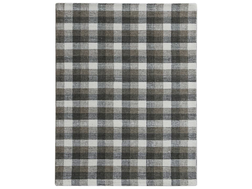 Tartan TRA-5 Khaki Hand-Tufted Plaid Area Rug