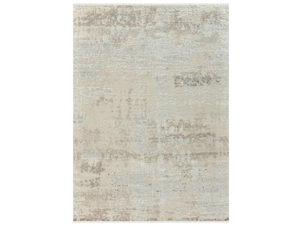 Winston Hand-Knotted Abstract Area Rug in Sand