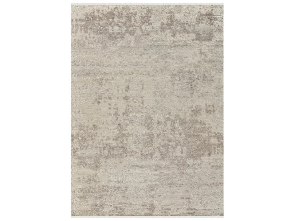 Winston Hand-Knotted Wool Abstract Area Rug in Taupe