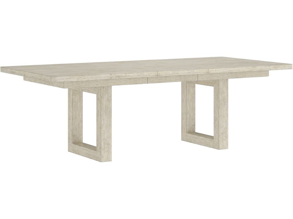 Cotiere Rectangular Extendable Dining Table in Linen Finish