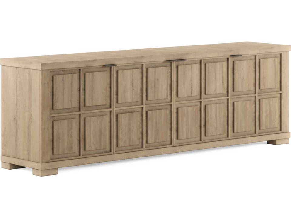Garrison 94-Inch Washed Oak Entertainment Console