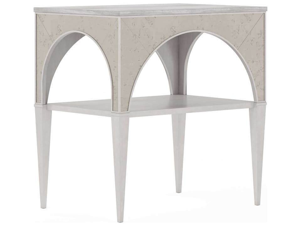 Mezzanine Night Table in Dove Gray