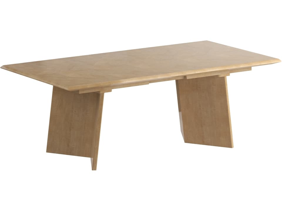 Loft Rectangular Dining Table in Natural Maple