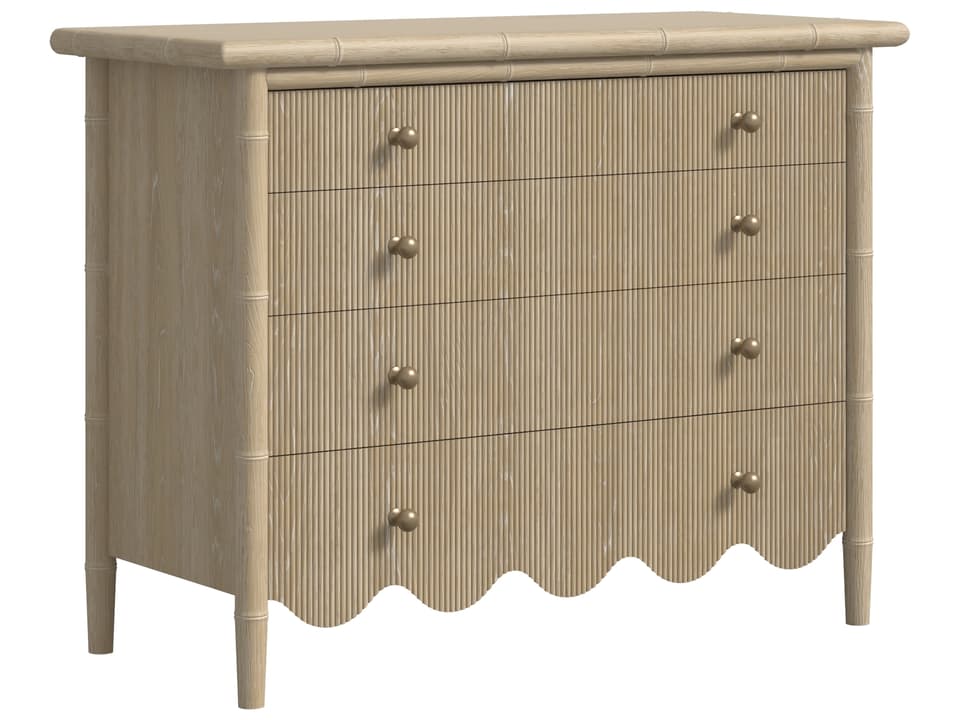 Haven 4-Drawer Bachelor's Chest in Sundrenched Oak