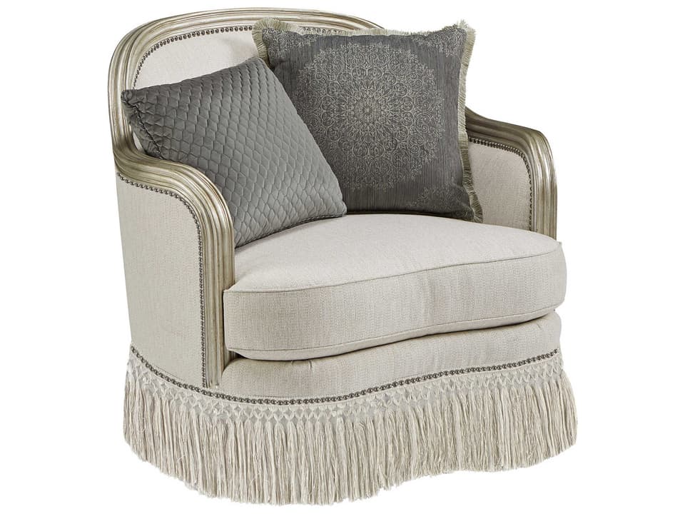 A.R.T. Furniture Giovanna Beige Upholstered Chaise