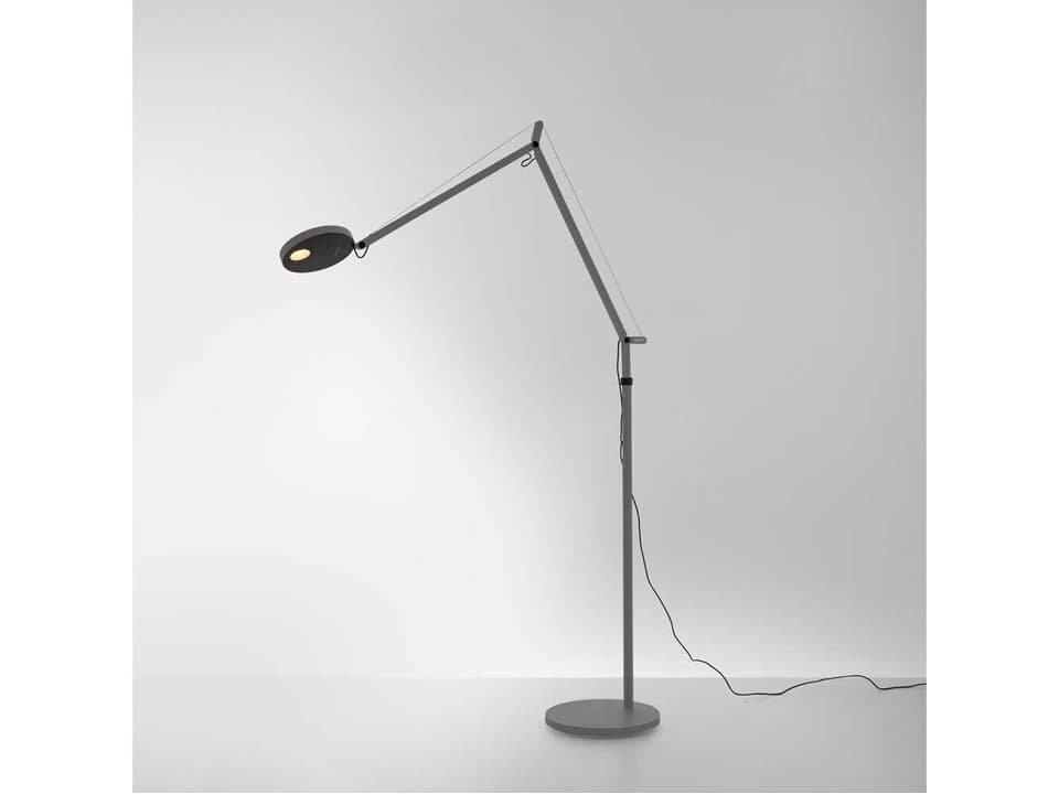 Artemide Tolomeo Basculante Terra Floor Lamp – Polished Aluminum