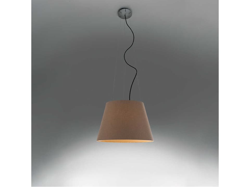 Tolomeo Mega Outdoor LED Pendant Light in Dove Grey