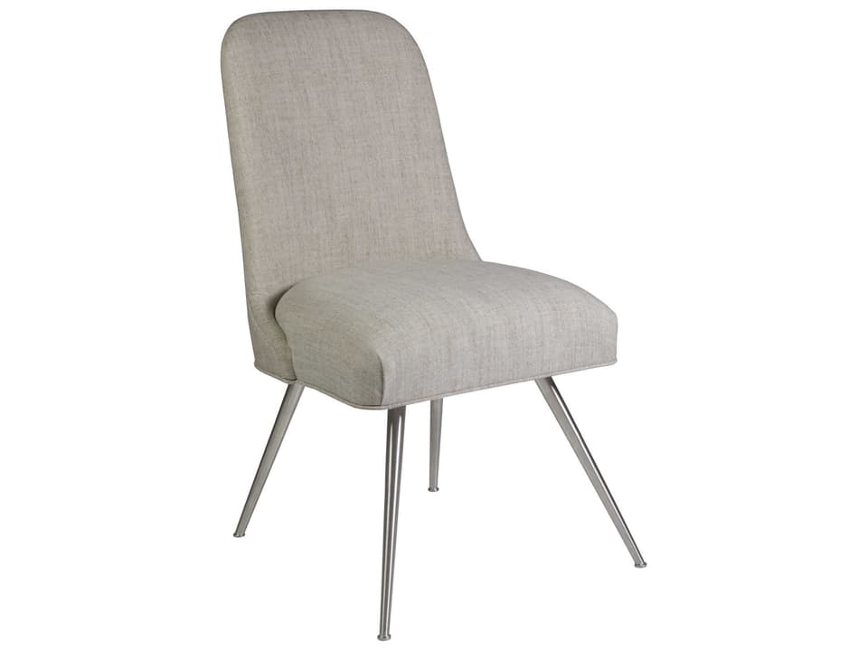 Home Dinah Mid-Century Modern Upholstered Dining Side Chair in Misty Gray