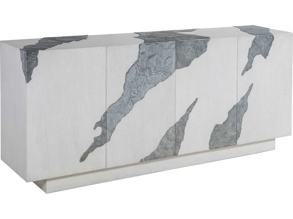 Signature Designs Contago 78-Inch Oak Wood Nordic White Media Console
