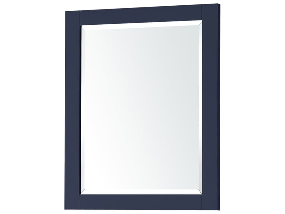 24 in. Bathroom Mirror in Navy Blue