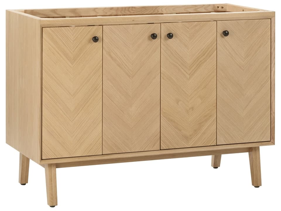 Adele 48 in. Single Sink Bathroom Vanity in Natural Oak