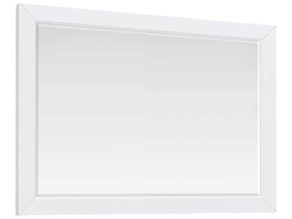 Everette 38 in. Bathroom Mirror in White
