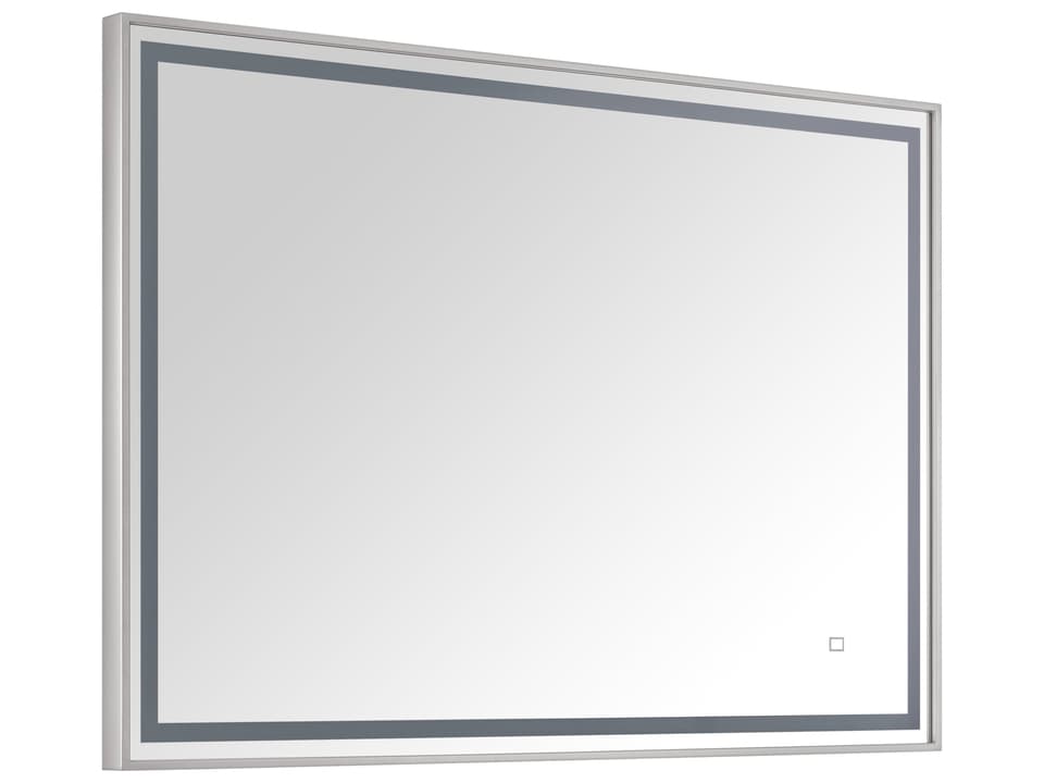39 in. LED Bathroom Mirror with Stainless Steel Metal Frame