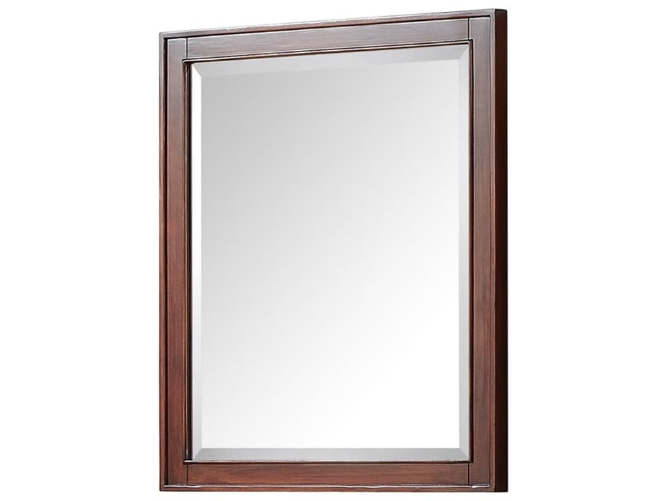 Madison 28 in. Bathroom Mirror in Tobacco