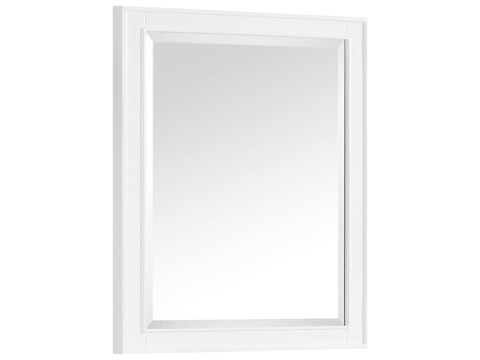 Madison 28 in. Bathroom Mirror in White