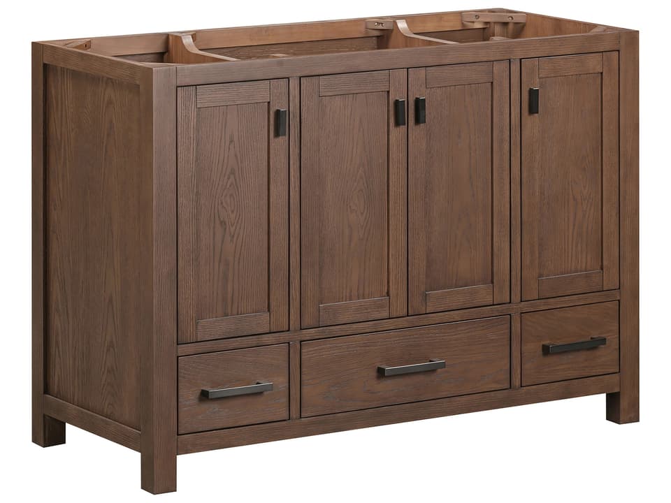 Modero 48 in. Single Sink Bathroom Vanity in Mocha Oak