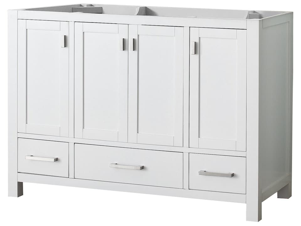 Modero 48 in. Single Sink Bathroom Vanity in White