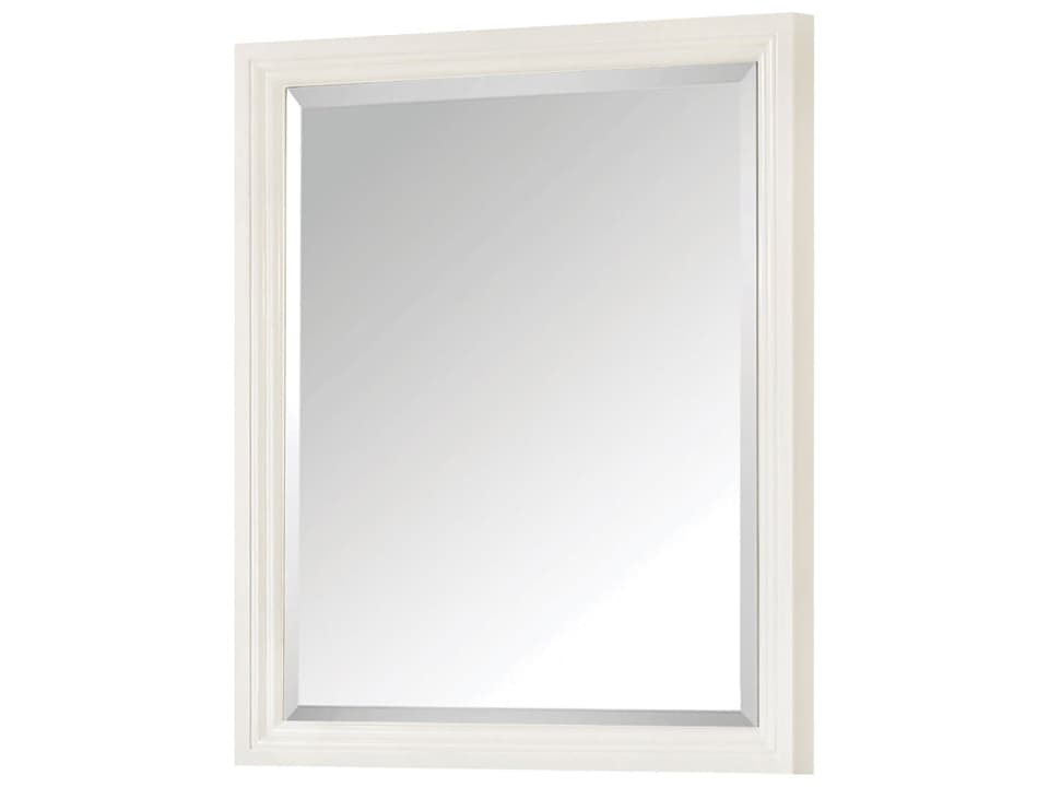 Thompson 28 in. Bathroom Mirror in French White
