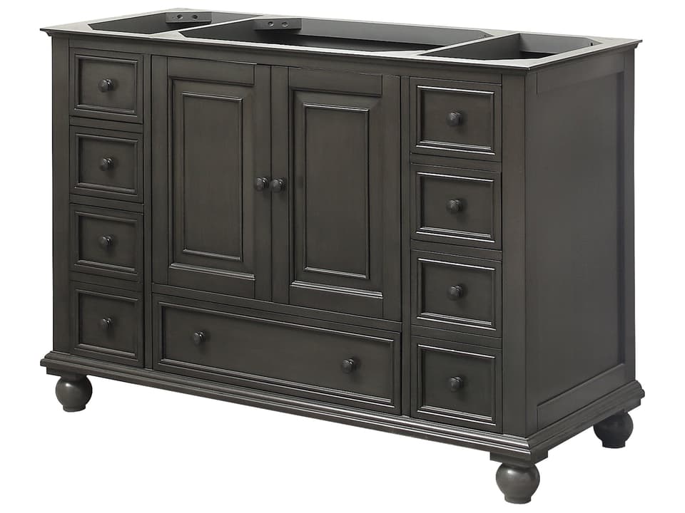 Thompson 48 in. Single Sink Bathroom Vanity in Charcoal Glaze