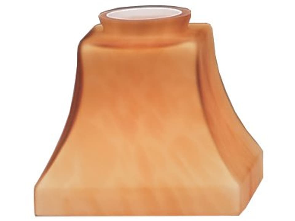 Ruskin Mustard Art Glass Shade