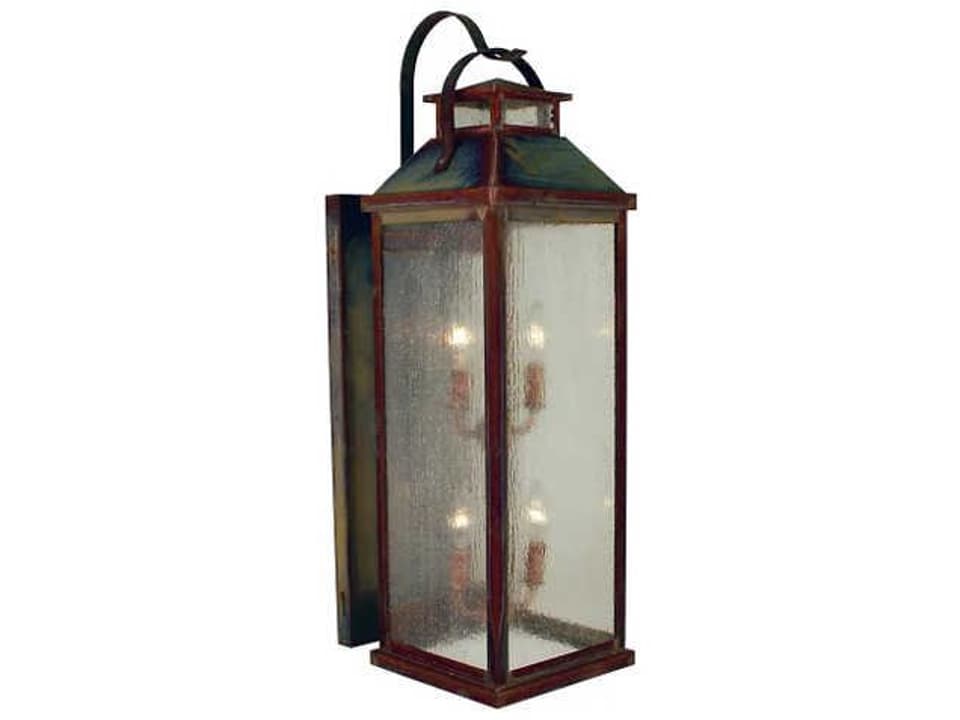 Canterbury 4-Light Outdoor Wall Sconce in Arts and Crafts Style