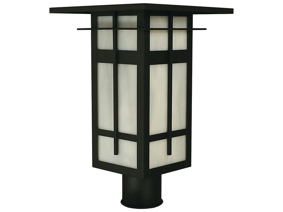 Finsbury 10-Inch 1-Light Arts and Crafts Post Mount Light