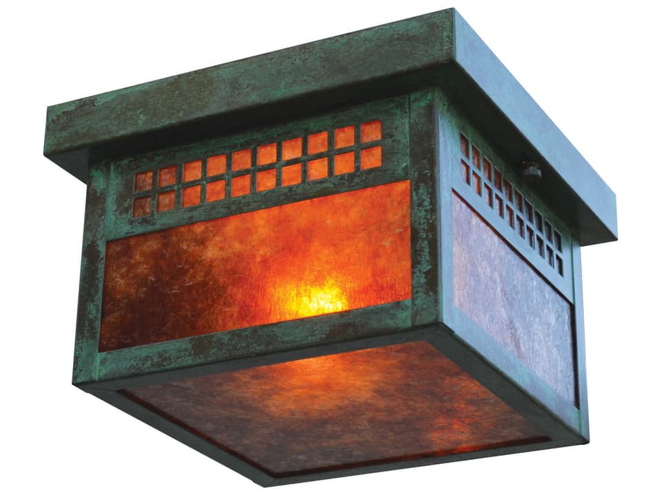 Glasgow 8-Inch Flush Mount Ceiling Light with Customizable Finish