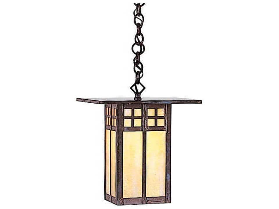Glasgow Arts and Crafts Outdoor Hanging Pendant Light