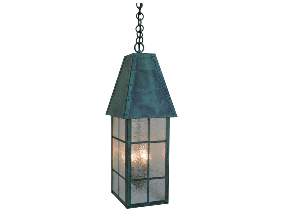HAH-8 2-Light Arts and Crafts Pendant Light