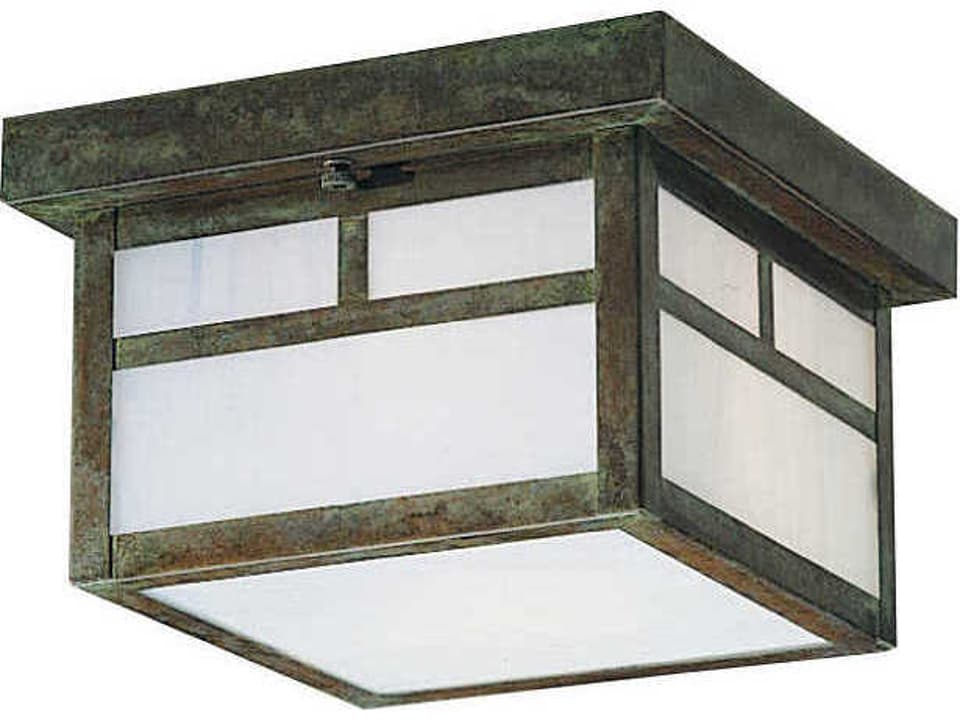 1-Light Mission Flush Mount Ceiling Light