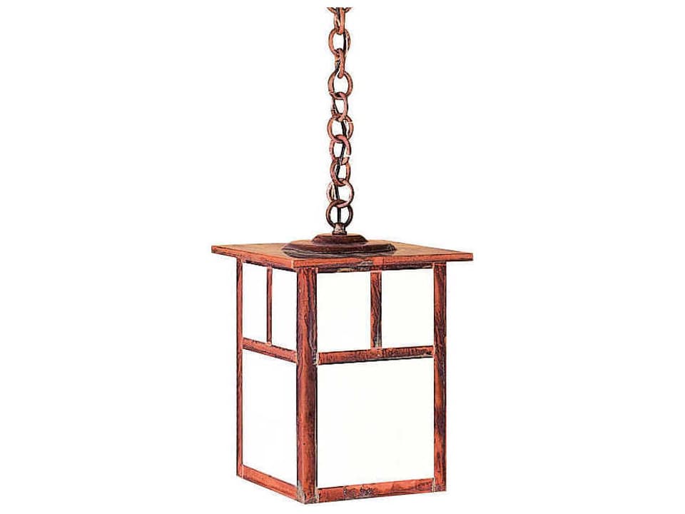 Mission 1-Light Outdoor Hanging Pendant Light