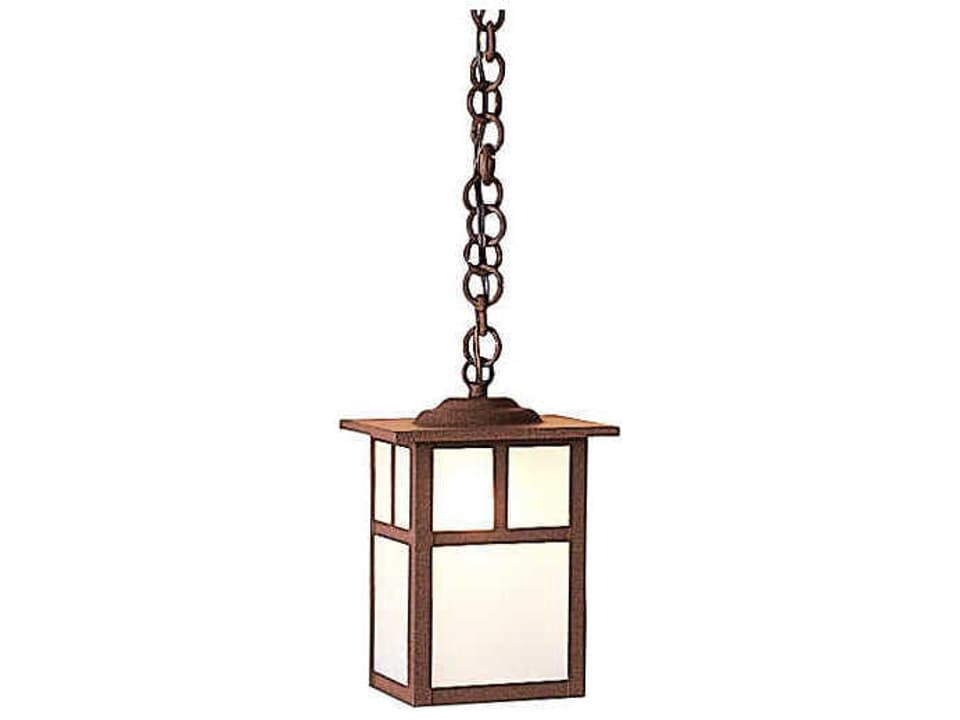 Mission 6-Inch 1-Light Outdoor Hanging Pendant Light