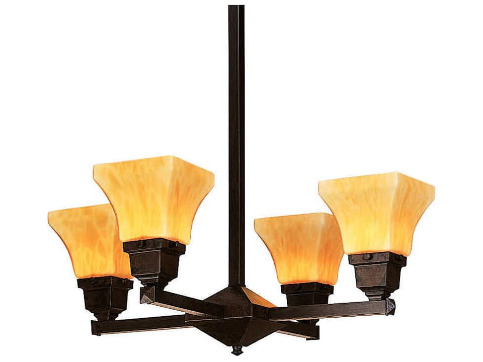 4-Light Ruskin Chandelier Frame