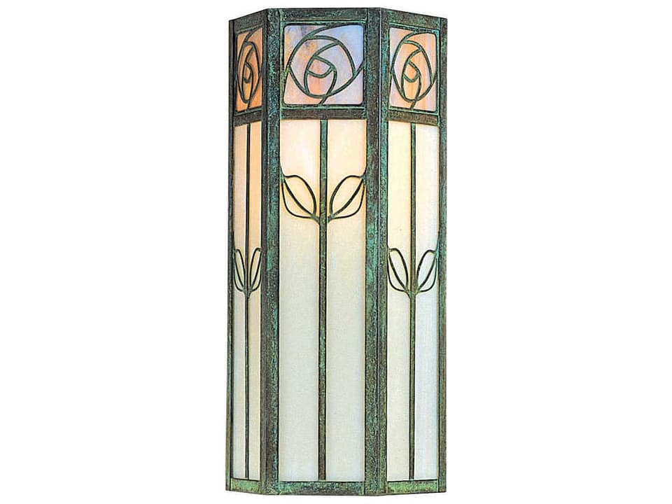 Saint Clair 1-Light 16-Inch Tall Craftsman Outdoor Wall Light