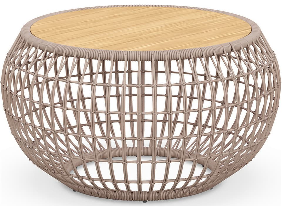 Barcelona Aluminum Round Coffee Table