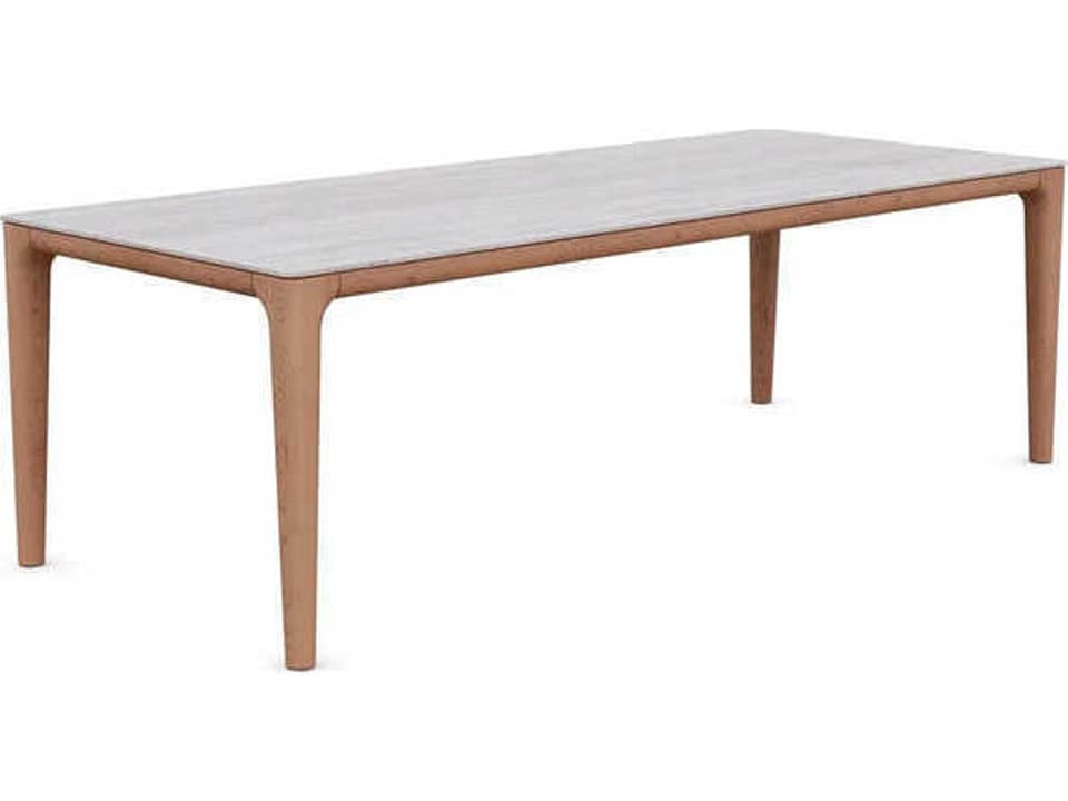 Boca Natural Teak Rectangular Dining Table